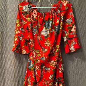 City Streets dress Off the shoulder